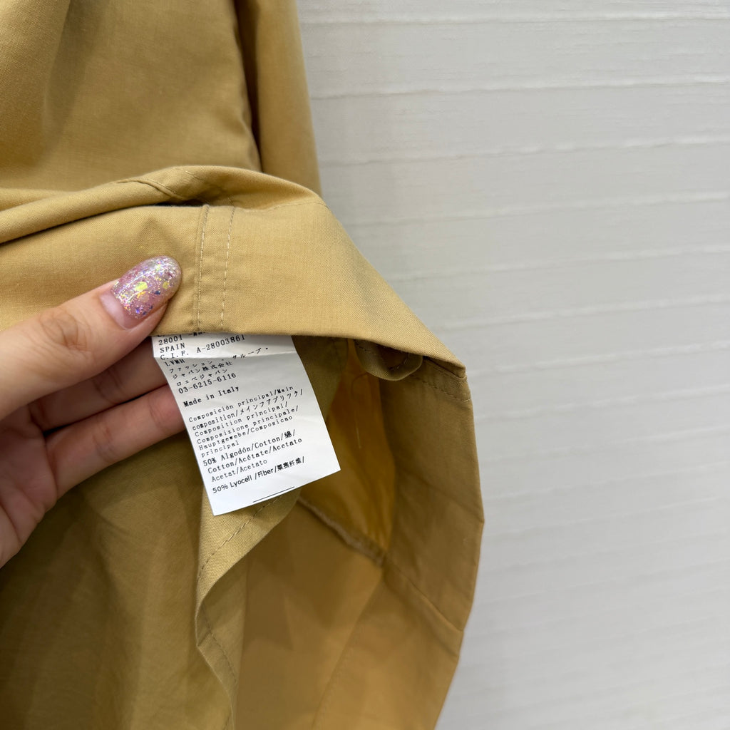 Faux Two-Piece Shirt Dress