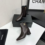 26P AW Metal Logo Ankle Boot