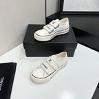 Velcro Platform Canvas Sneaker
