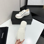 Velcro Platform Canvas Sneaker