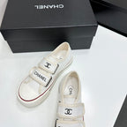 Velcro Platform Canvas Sneaker
