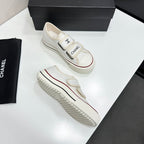 Velcro Platform Canvas Sneaker