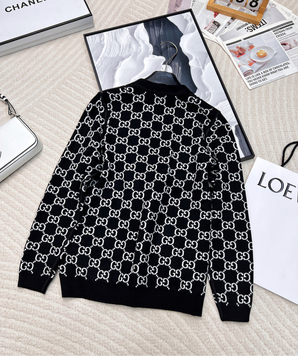 2025 Reversible Jacquard Cardigan [Top]