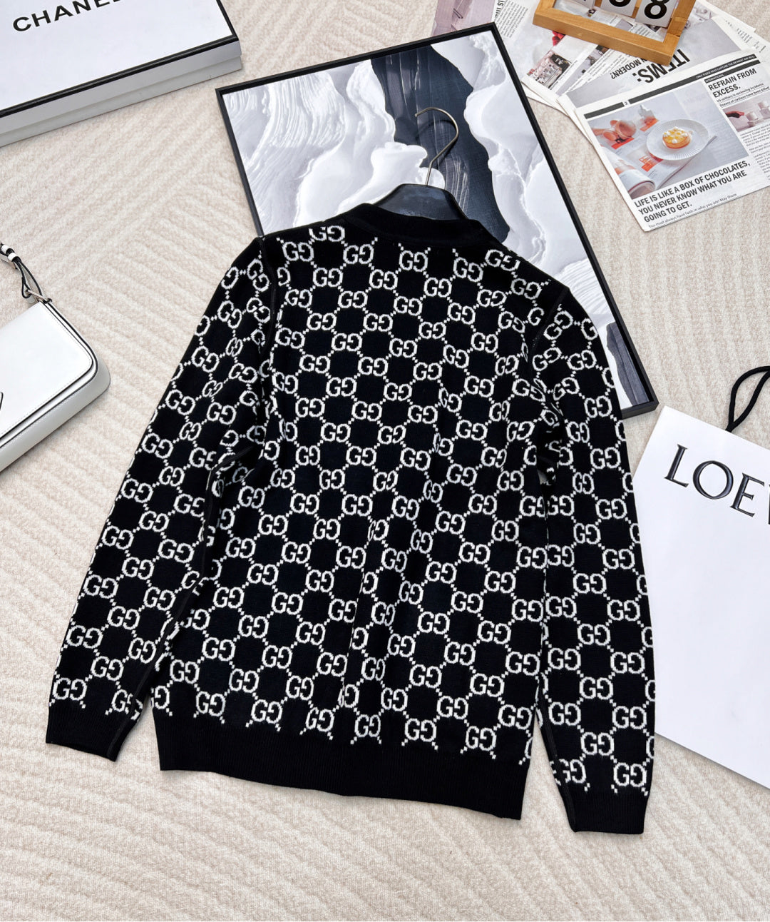 2025 Reversible Jacquard Cardigan [Top]