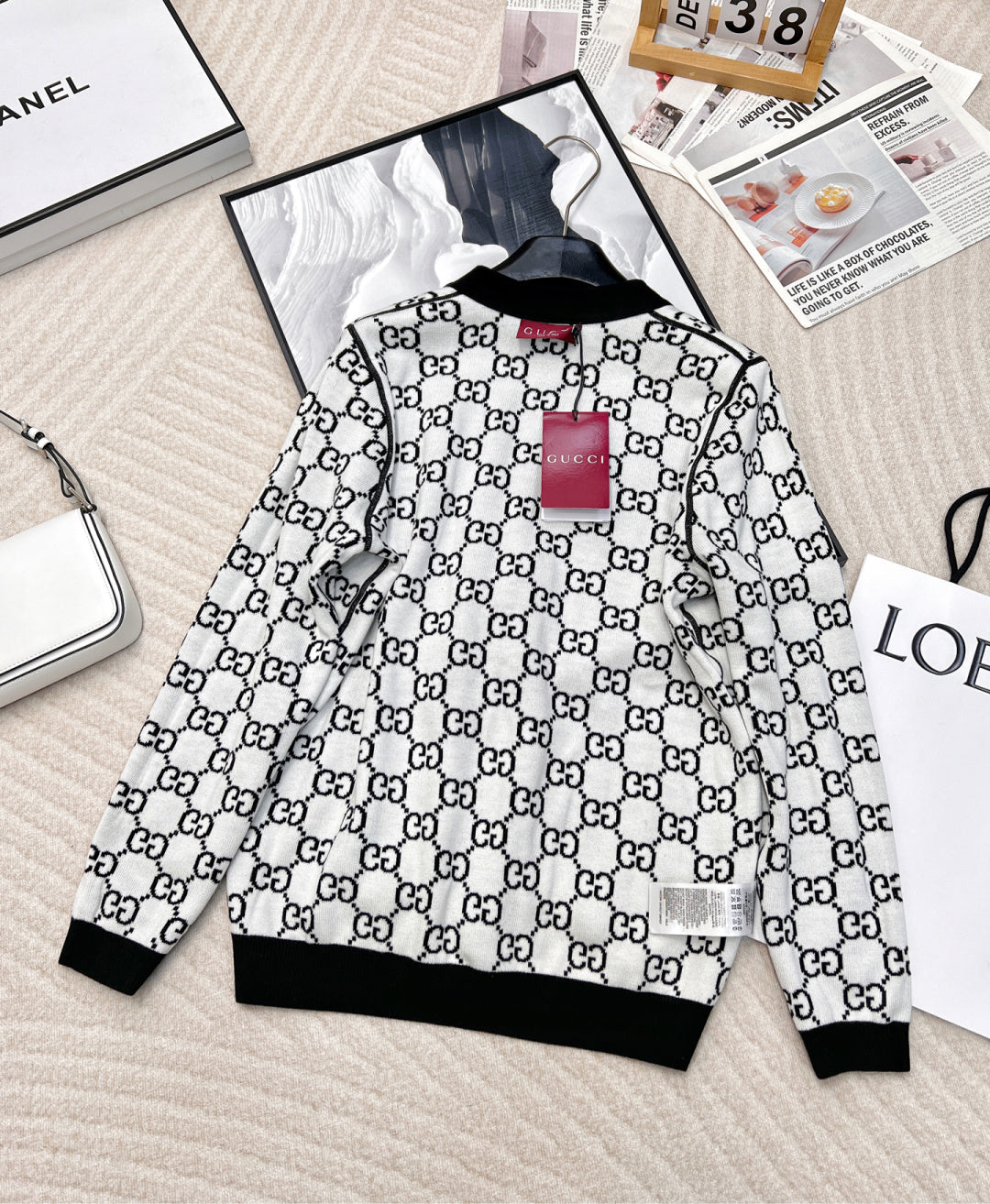 2025 Reversible Jacquard Cardigan [Top]