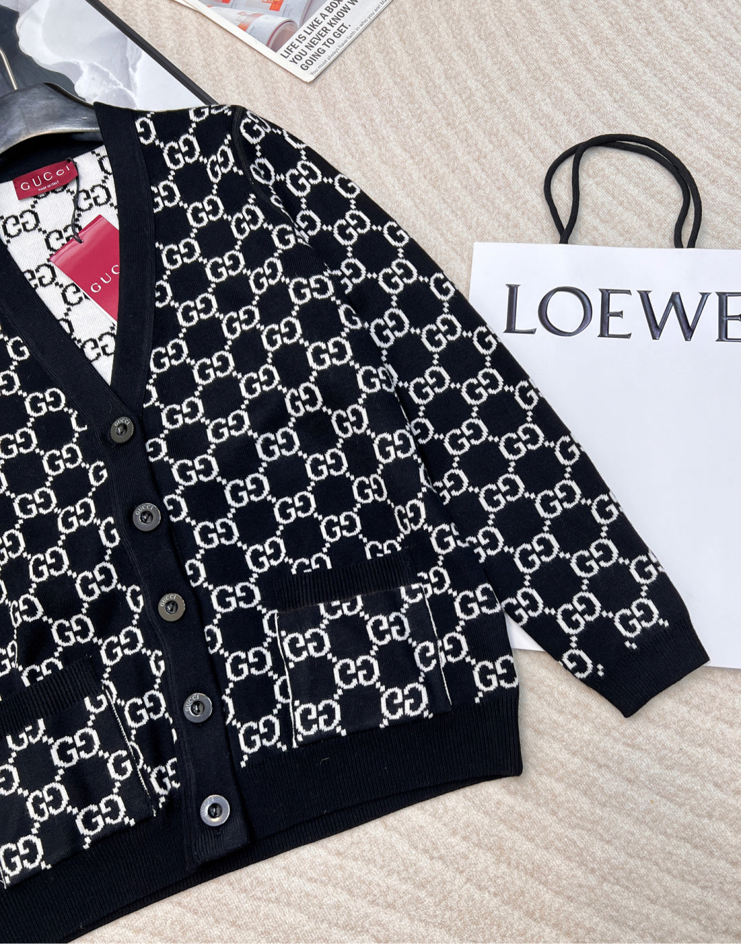 2025 Reversible Jacquard Cardigan [Top]