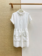 26SS Utility Pocket Shirt Dress
