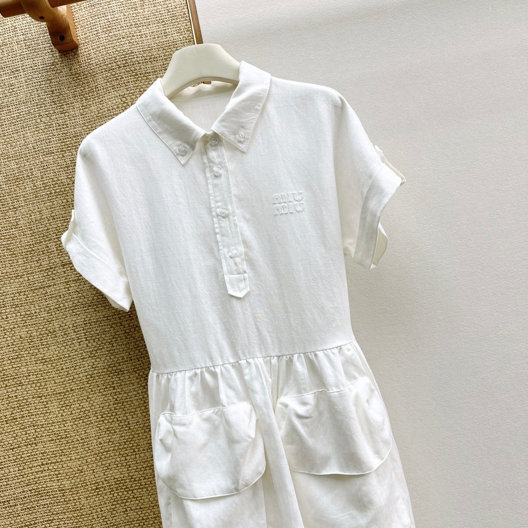 26SS Utility Pocket Shirt Dress