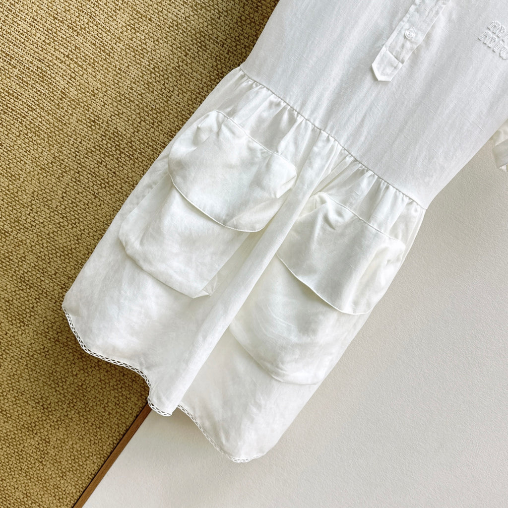 26SS Utility Pocket Shirt Dress