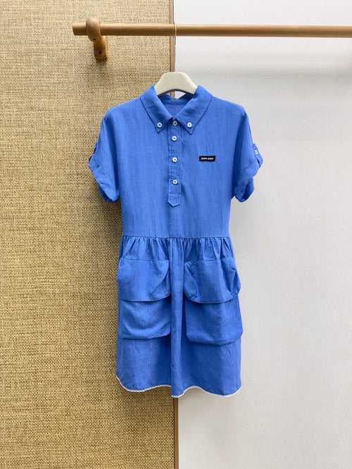26SS Utility Pocket Shirt Dress