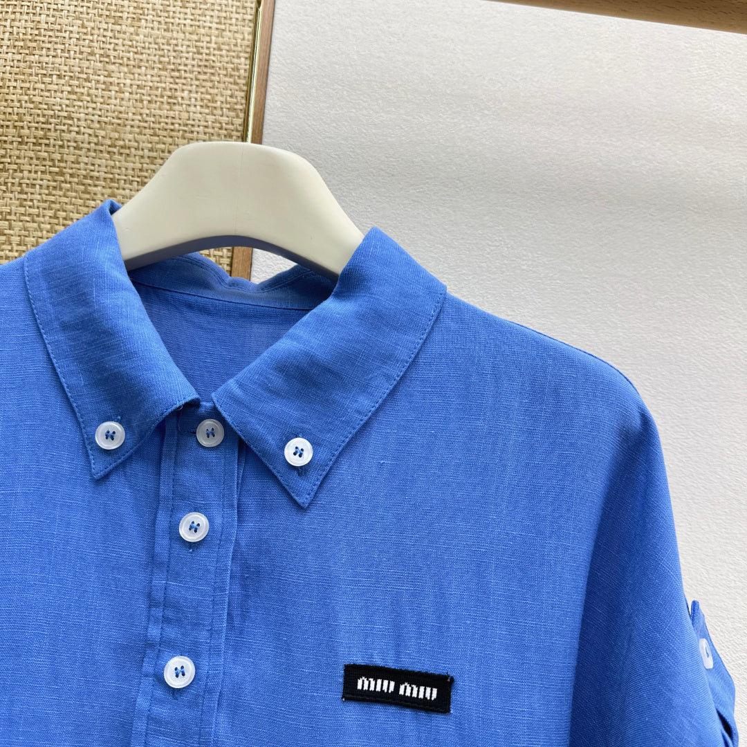 26SS Utility Pocket Shirt Dress