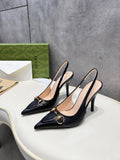 Premium Sheepskin Heeled Shoes | 10 cm Heel