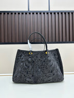 Large Embroidered Tote