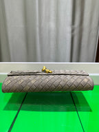 Frosted Leather Evening Handbag