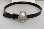 Médaillon Oval Buckle Belt — 25 mm
