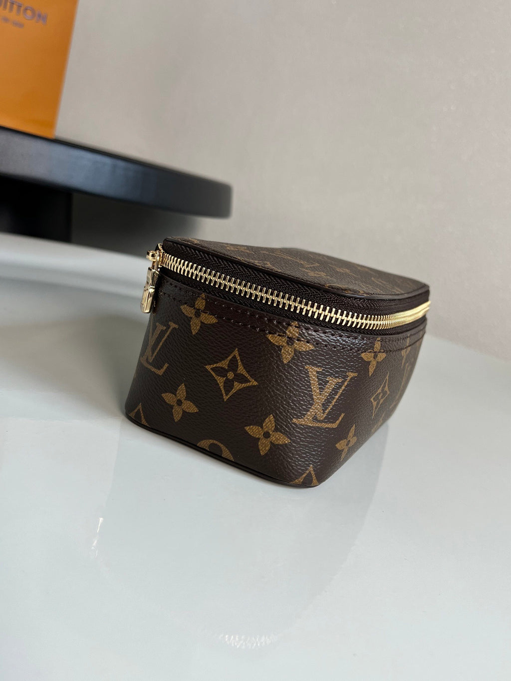 Monogram Canvas Jewelry Box | 3 Sizes | Premium Quality