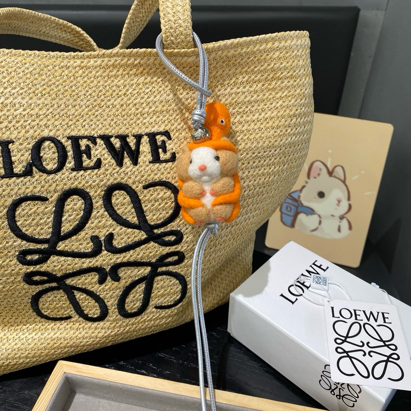 New Arrival – Felt & Leather Squid Charm