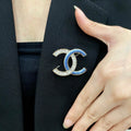 Logo Brooch | Multi-wear Style | Gold Tone
