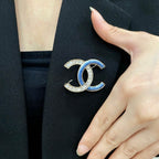 Logo Brooch | Multi-wear Style | Gold Tone