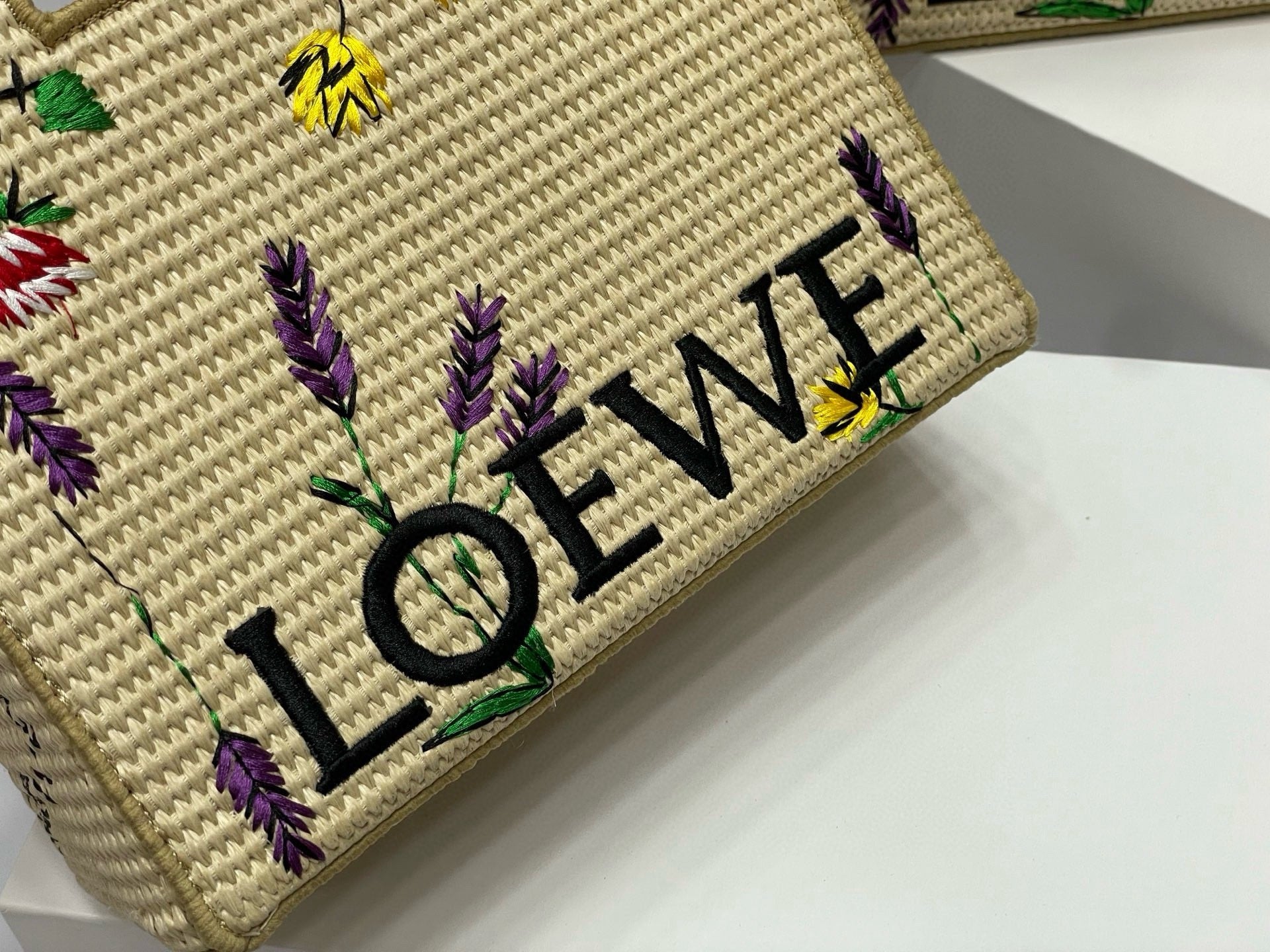 Summer Woven Tote Bag