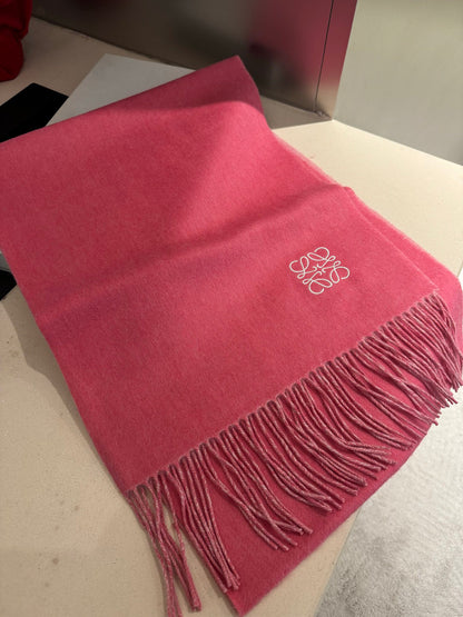 L*oe*w*e Double-Sided Cashmere Shawl