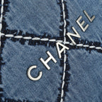 24P Denim Trash Bag Tote