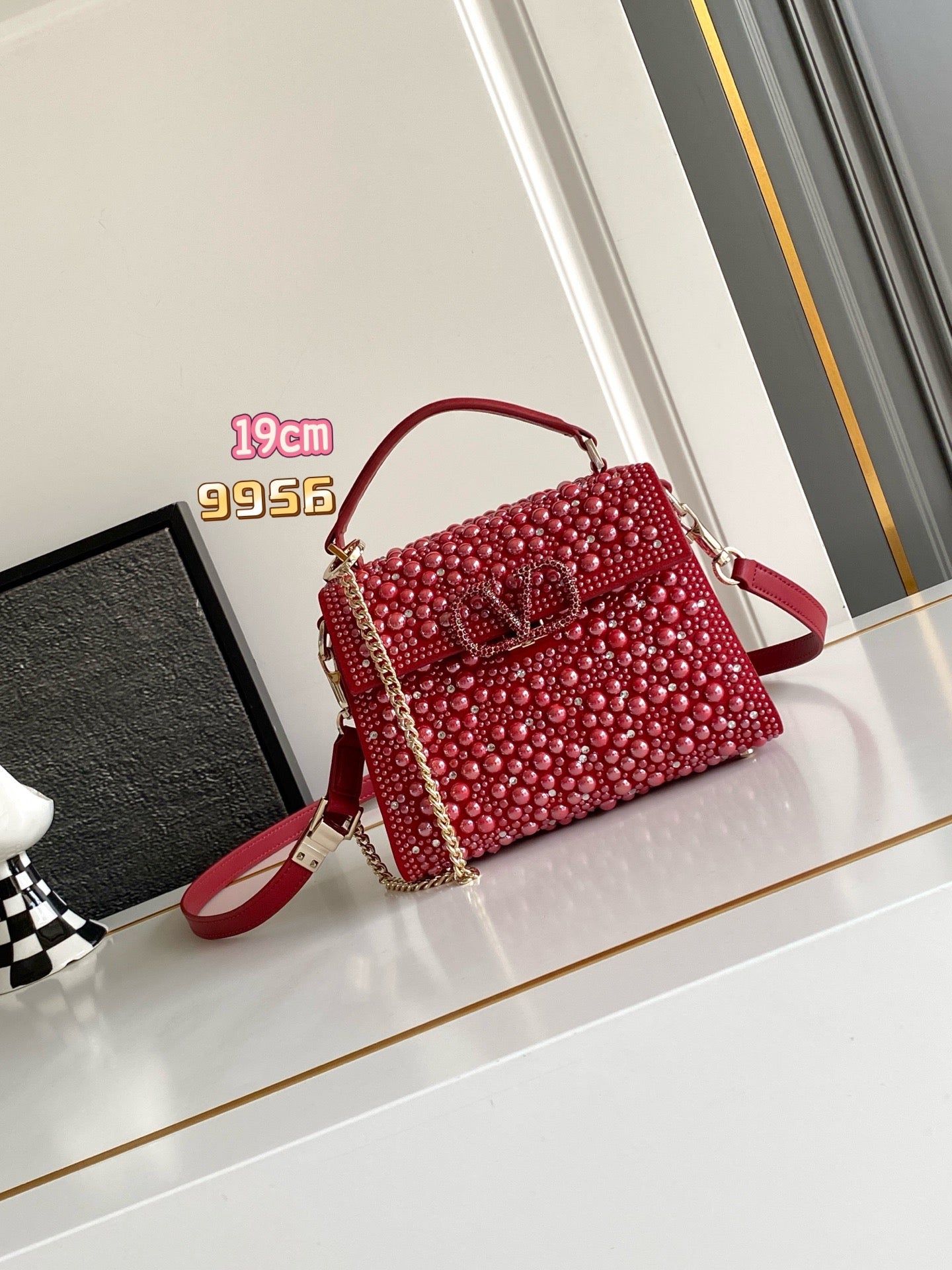V-SLING Mini Crystal Bag | 9956 MTX