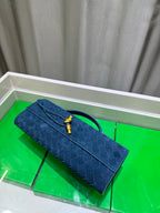 Frosted Leather Evening Handbag