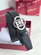 Classic Dual-Ring Buckle Belt — 35mm