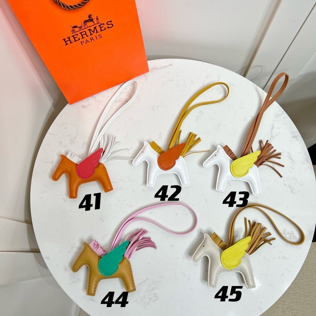 Premium Quality – Leather Pegasus Bag Charm (2025 New Model)