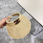 Summer Hollow Woven Sun Hat – Empty Top Style