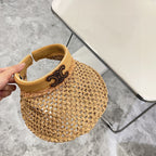 Summer Hollow Woven Sun Hat – Empty Top Style