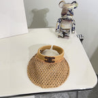 Summer Hollow Woven Sun Hat – Empty Top Style