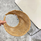 Summer Hollow Woven Sun Hat – Empty Top Style