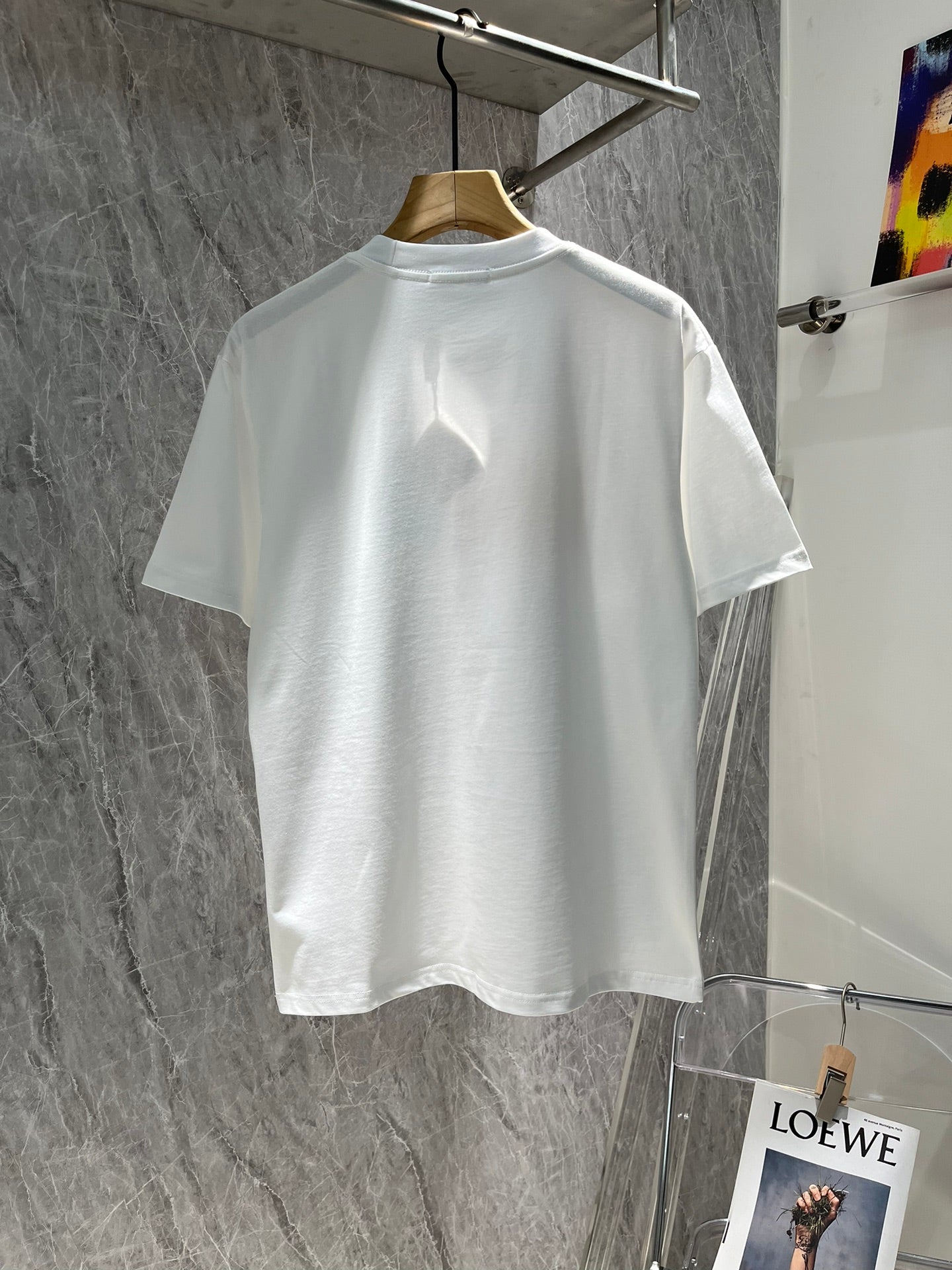 Classic Letter Logo Cotton T-Shirt