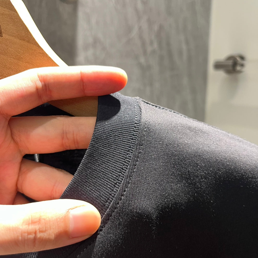 Classic Letter Logo Cotton T-Shirt