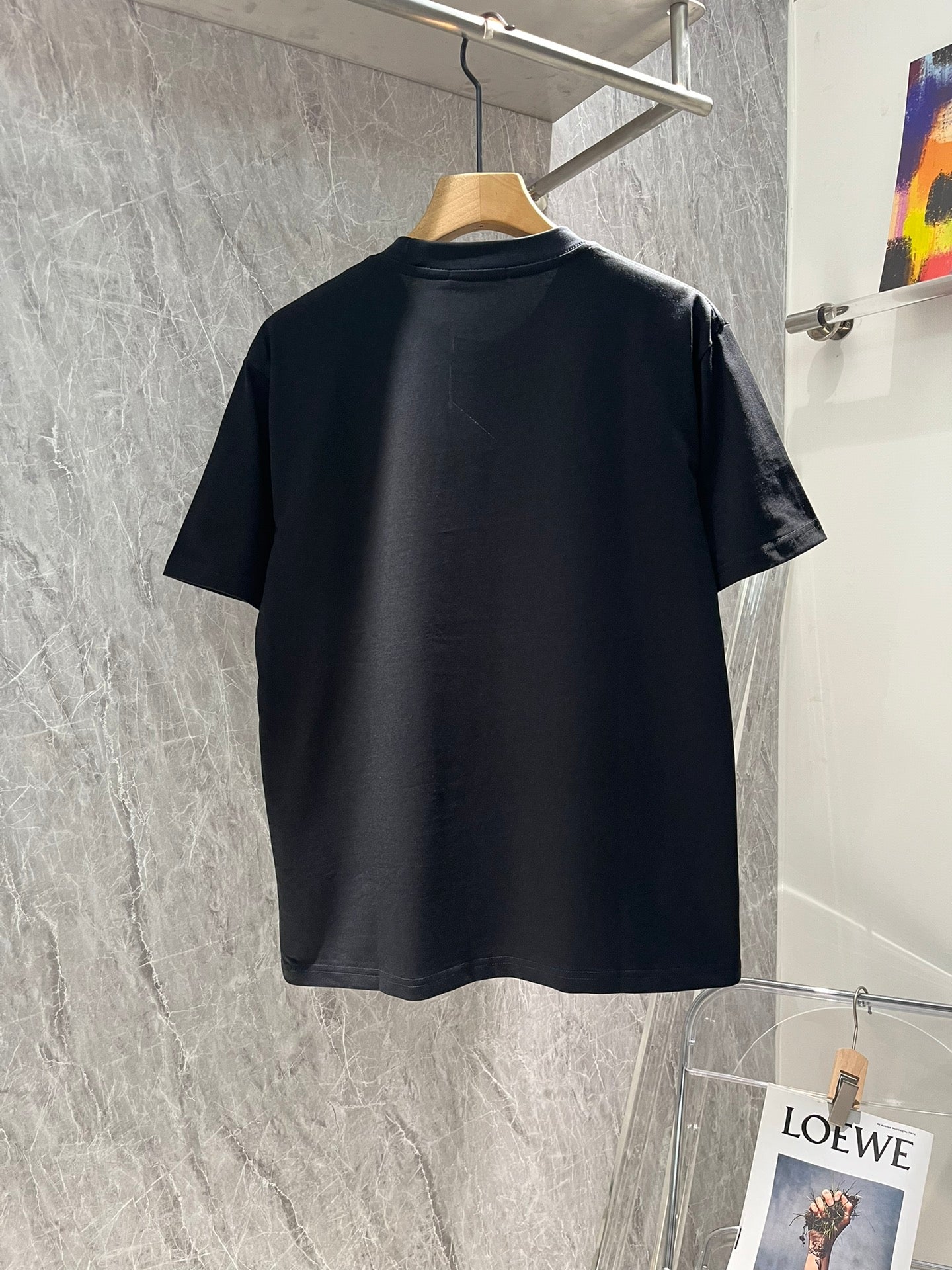 Classic Letter Logo Cotton T-Shirt