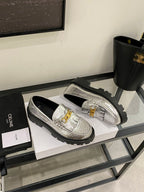 Elegant Thick-Soled Tassel Loafers