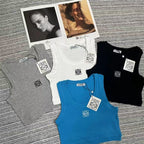 Slim Fit Ribbed Knit Tank Top – Summer 2025 Collection