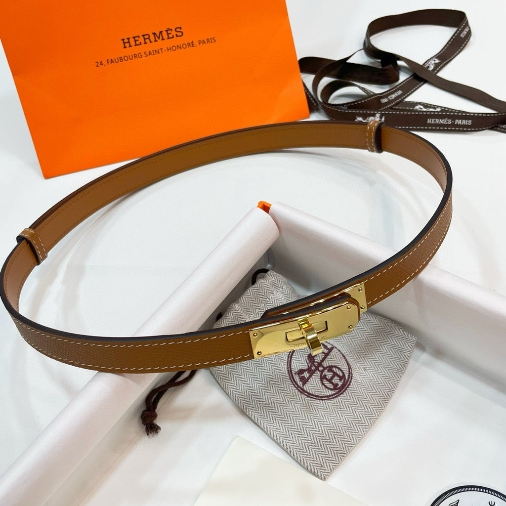 Slim Leather Waist Belt – Adjustable Fit