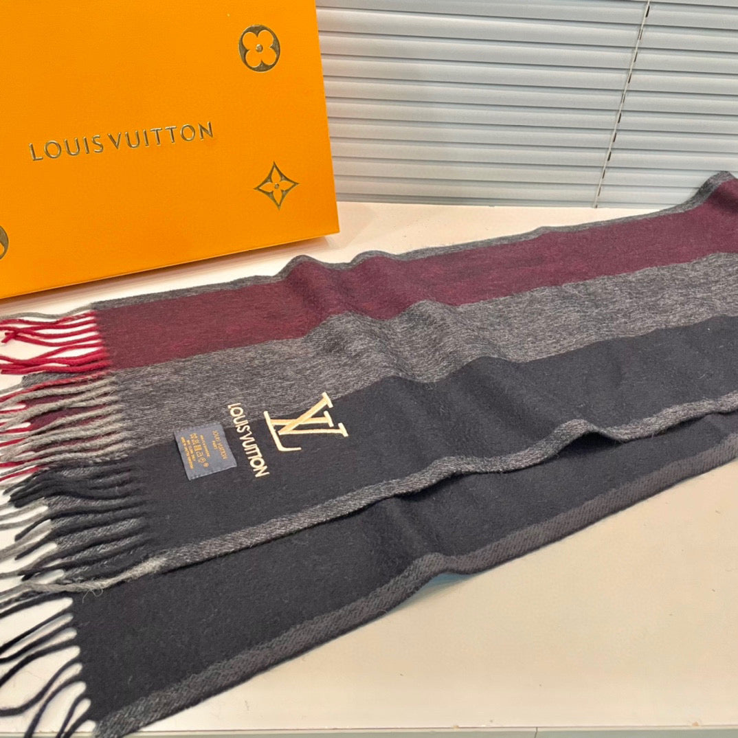 L**V High-Quality Imported Cashmere Scarves