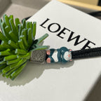 Beaded Leather Goldfish Charm 🐟