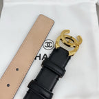 Logo Reversible Belt | 3cm | Calfskin Leather