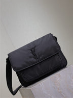 Nikki 32 Black Nylon Shoulder &Crossbody Bag – ( Premium Quality )