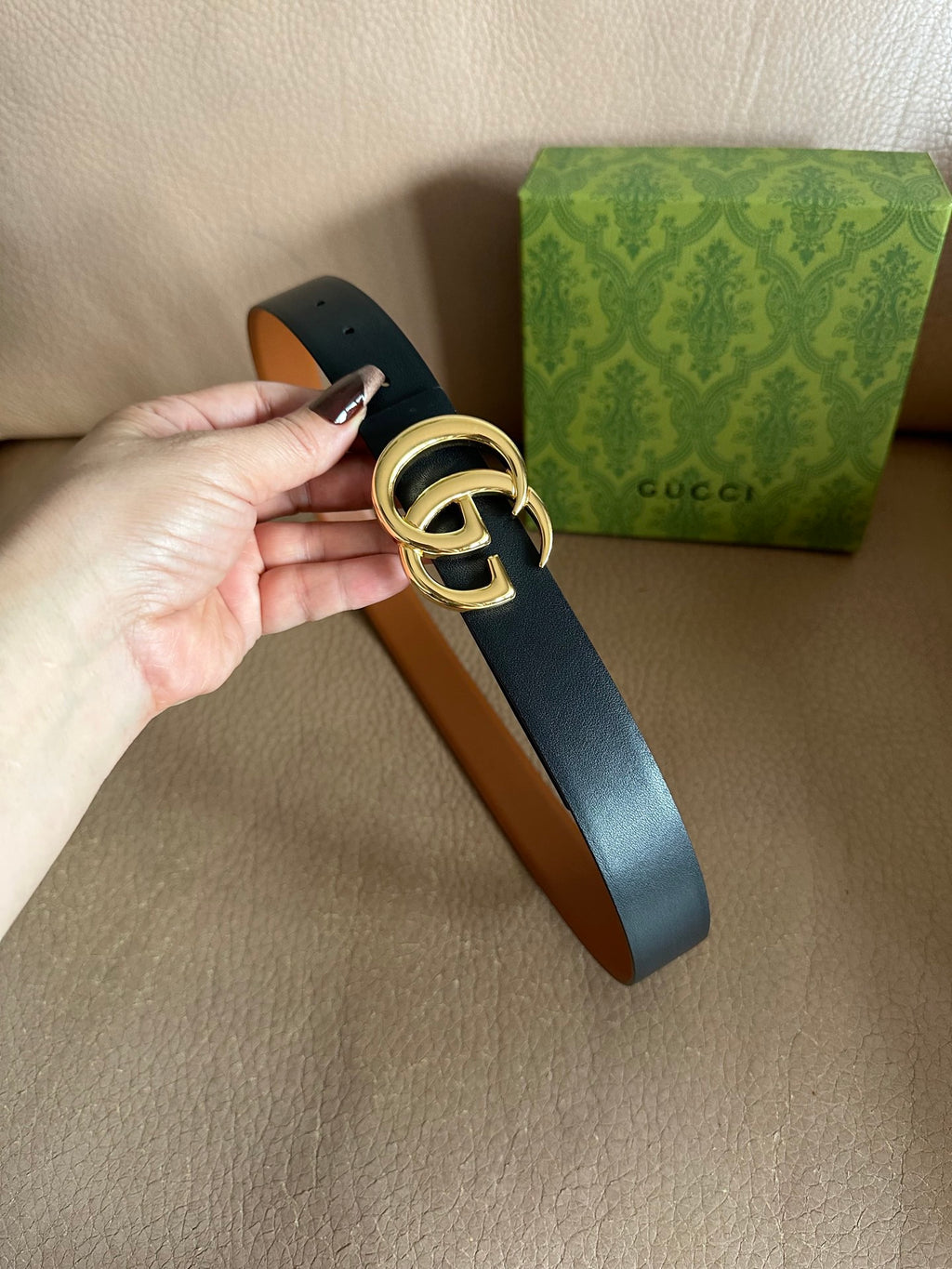 Double Letter Reversible Belt