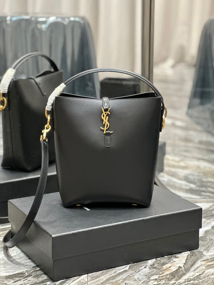 Y*S*L Bucket Bag in Original Italian Calfskin