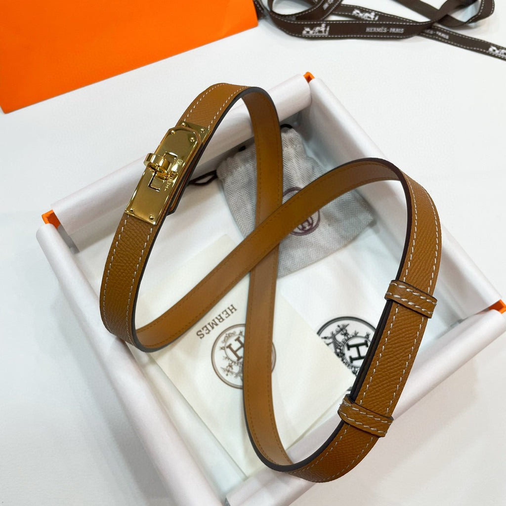 Slim Leather Waist Belt – Adjustable Fit