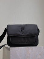 Nikki 32 Black Nylon Shoulder &Crossbody Bag – ( Premium Quality )