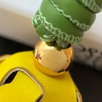 🌷 New Arrival – Tulip Leather Bag Charm