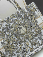 Art-Inspired Embroidered Tote Book